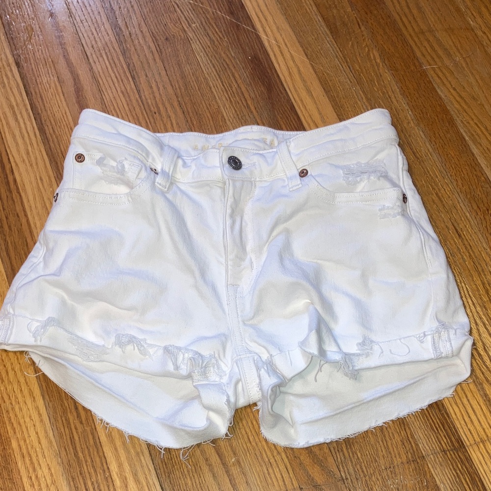 American Eagle Outfitters White Jean Shorts